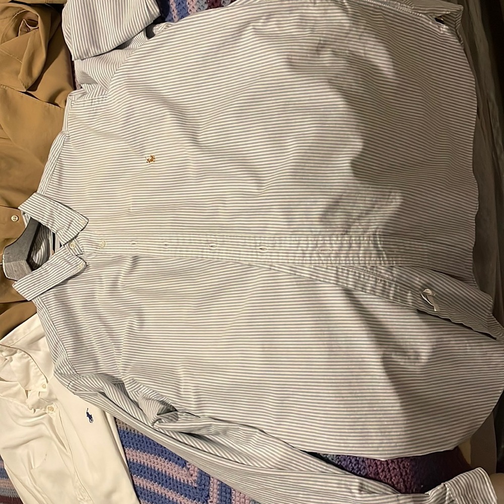 Blue and white striped shirt Ralph Lauren Polo